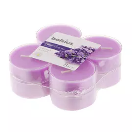 Свечи ароматические Bolsius 8шт лаванда