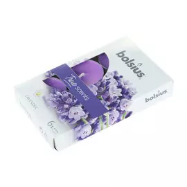 Свечи Bolsius ароматические 6шт французская лаванда