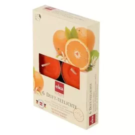 Свечи чайные аромат 6шт Bolsius ora апельсин