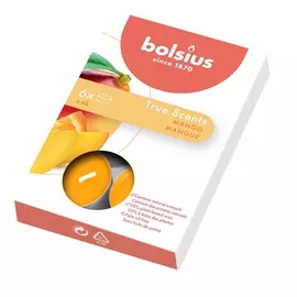 Свечи чайные Bolsius True Scents 6 шт манго