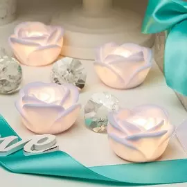 Свечи-роза набор 4 шт led Lotti
