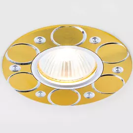 Светильник алюминий/золотоmr16 Ambrella light A808 AL/G
