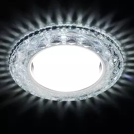 Светильник Ambrella light g288 ch gx53+3wled white