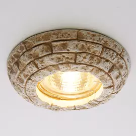 Светильник бежевый гипс mr16 Ambrella light D2940 BG