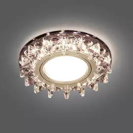 Светильник Gauss Backlight BL035 Кругл. Черный/Кристалл/Хром, Gu5.3, LED 2700 K