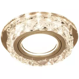 Светильник Gauss Backlight BL039 Кругл. Кристалл/Хром, Gu5.3, LED 2700 K