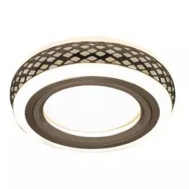 Светильник Gauss Backlight BL082 Круглый, Бронза/Белый, цоколь Gu5.3, 3W, LED, 3000K