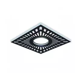 Светильник Gauss Backlight BL126 Квадратный, Черный, цоколь Gu5.3, 3W, LED, 4000K