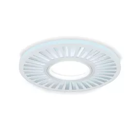 Светильник Gauss Backlight BL136 Кругл./узор. Белый, цоколь Gu5.3, 3W, LED, 4000K