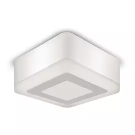 Светильник Gauss Backlight накладной BL220 Квадрат. Акрил, 3+3W, LED 3000K, 105*105, 1/40