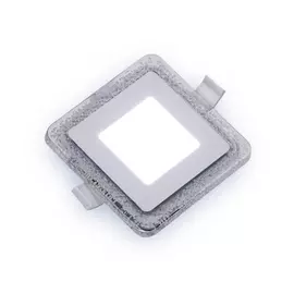 Светильник Gauss Bubbles BL321 квадратный 3+3W, LED 4000K, 350lm, 103x103мм