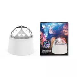 Светильник Gauss с фиксированной проекцией Диско, с кабелем 3w