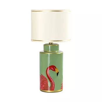 Светильник Glasar с абажуром Фламинго 35x35x71 см