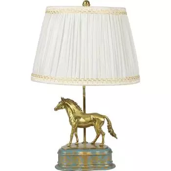 Светильник Glasar с абажуром Лошадь, правый 33x33x68см