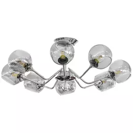 Светильник Guanhua 74330/8 ХРОМ ДЫМЧ ПЛАФ