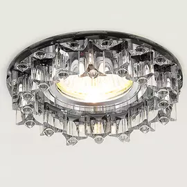 Светильник хром/тонированный Ambrella light K370 BK
