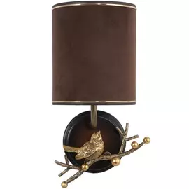 Светильник настенный Bogacho (СБН-8) "Терра" (правый), Каштан, цв. к. Амбер(Бр)