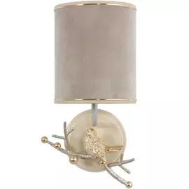 Светильник настенный Bogacho (СБН-9) "Терра" (левый), Айвори(АС), цв. к. Айвори Мраморное золото(АСМзл)