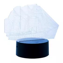 Светильник настольный Старт 3D Корабль