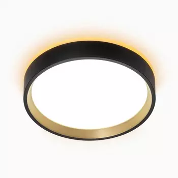 Светильник потолочный Citilux Etalon CL750181 чёрный с золотом