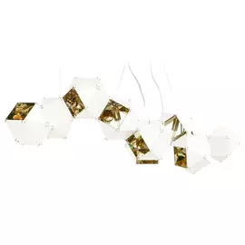 Светильник потолочный Wisdandun p60603l/10 белый золотой