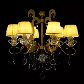 Светильник потолочный Wisdandun p60620/6 шампань золотой