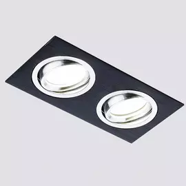 Светильник сатин/черный mr16 Ambrella light A601/2 BK