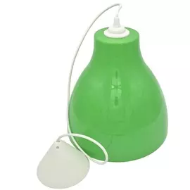 Светильник СВЕТ НСБ 21-60-012 Мелоди, цвет зеленый, 60Вт, E27, УХЛ4, подвес: шнур 0,8 м