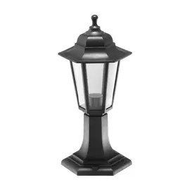 Светильник Свет нту 06-60-001 оскар 1 черный, прозрачное стекло