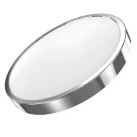 Светильник светодиодный Gauss 18W с декоративным кольцом, 1300Лм, IP20, 4100К, кольцо хром