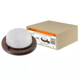 Светильник Tdm electric нпб1301 венге круг 60вт ip54
