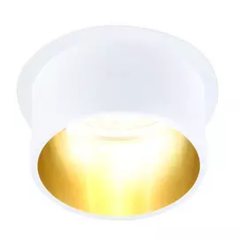 Светильник точечный Ambrella light tn201 wh/gd d68х55