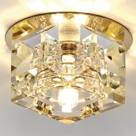 Светильник зол/прозр g9 Ambrella light D605 CL/G
