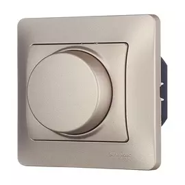 Светорегулятор Schneider Electric Glossa 60-300 Вт титан