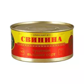 Свинина тушеная Йошкар-Олинский МК №8 Высший сорт 325 г