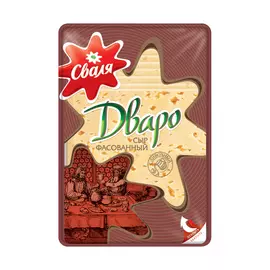Сыр Дваро сливочный 50% нарезка, 125 г