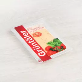 Сыр Gruntaler с томатом и базиликом 50% 150 г