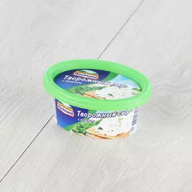 Сыр Hochland творожный с зеленью 60% 140 г
