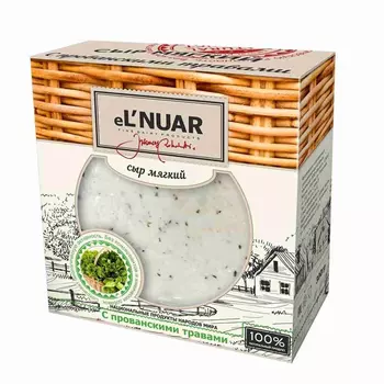 Сыр мягкий EL`NUAR с прованскими травами, 300 г