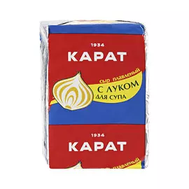 Сыр плавленый Карат С луком для супа 55% 90 г