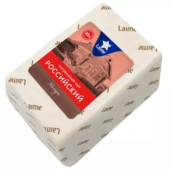 Сыр полутвердый Laime Российский 50% кг