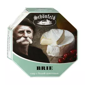 Сыр Schonfeld Brie мягкий с белой плесенью 60% 125 г