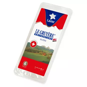 Сыр твердый Laime Грюйер нарезка 49% 110 г