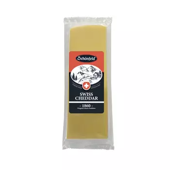 Сыр твердый Schonfeld Swiss Cheddar 53%, 150 г