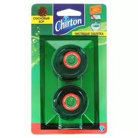 Таблетка чистящая для унитаза Chirton "Сосновый бор" 2x50 г