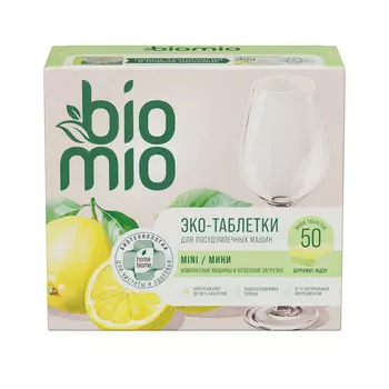 Таблетки для посудомоечной машины BioMio с эфирными маслами 10 г 50 шт