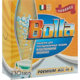 Таблетки для посудомоечных машин Bolla Premium All In 1 30 шт