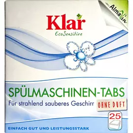 Таблетки для посудомоечных машин Klar EcoSensitive 25 шт