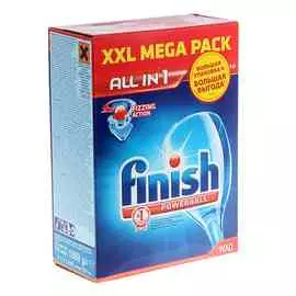Таблетки Finish All In 1 для мытья посуды в ПММ 100 шт