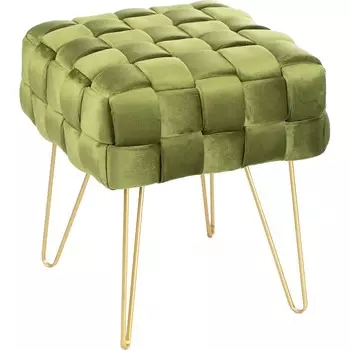 Табурет Glasar зеленый 41х41х45 см